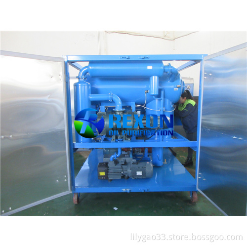 Double Stage Vacuum Transformer Oil Purifier Insulation Oil Filtration Machine